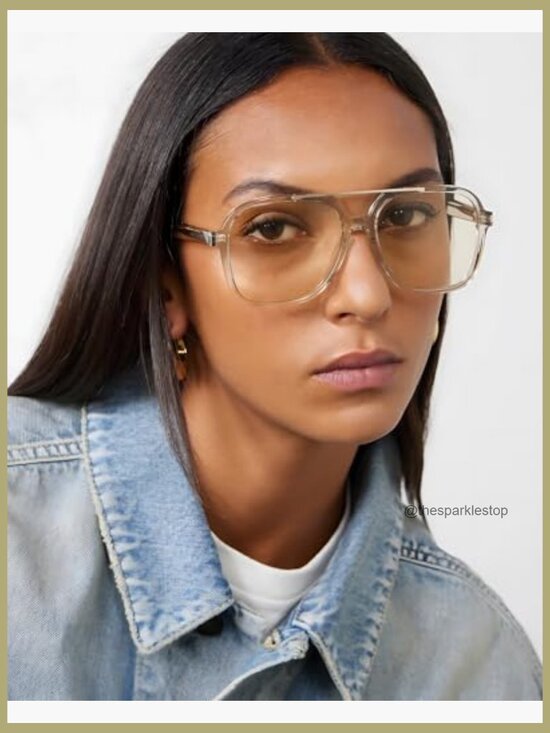 Retro Aviator Sunglasses, Plastic Frames, UV400 Protection, Lightweight main image 7